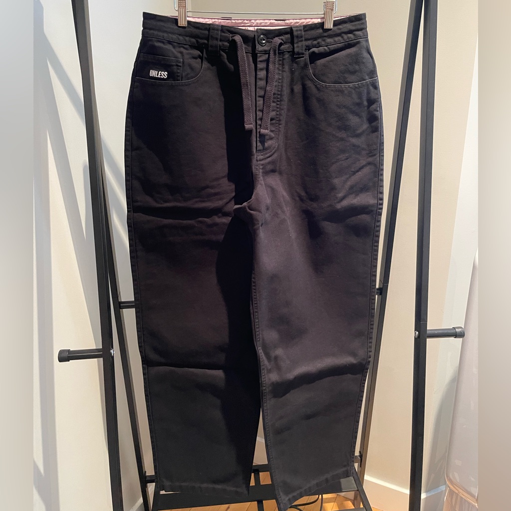 Unless Collective Men’s Baggy Canvas Pant - Size 32